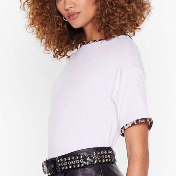 Leopard Ringer Tee - Picture 5 of 5